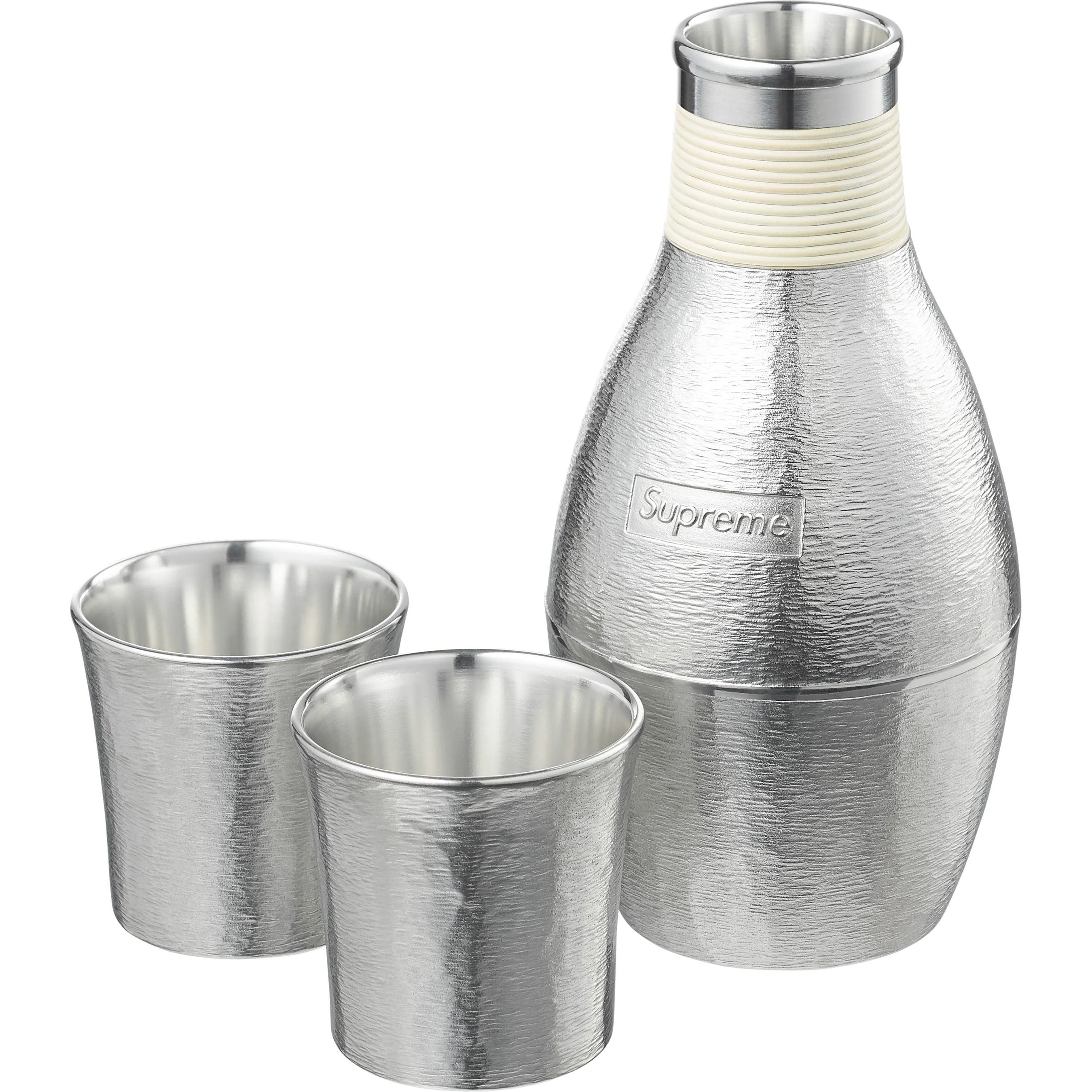 Tin Sake Set view 2